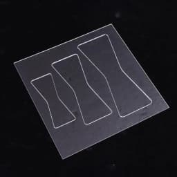 1Set Bow Router Templates PET Transparent Acrylic Templates For Woodworking Router Template Tools