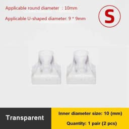 1 Pair Women High Heels Shoe Covers Square TPU/PVC Material Soft Damping Heel Protector Silencer Non-slip Heel Protector