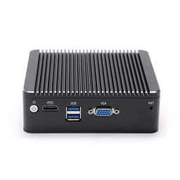Topton 4 LAN Fanless Firewall Mini PC Intel Celeron N2940 J4125 Pentium J5005 Soft Router Industrial Computer PfSense OPNsense