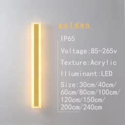 Waterproof, Wall, LED, Outdoor, IP65, Modern Style, Garden, Landscape Light, Villa, Light, Power Supply 85-265V, Adjustable