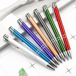 100 50 20 Pcs Custom Ballpoint Pen Metal Pen Support Custom Logo Advertising Wholesale Personalized Pen Advertising Gift