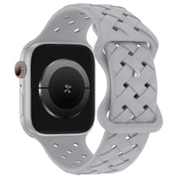 Sport Braided Silicone Strap For Apple Watch Band 44mm 40mm 45mm 49mm 46mm Breathable Bracelet iWatch Series 12 9 7 8 se ultra 4