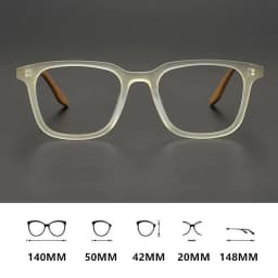 2PCS Fashion Myopia Optical Eyeglasses Unisex Classic Square Glasses Frame Women Men TR90 Ultralight Prescription Eyewear