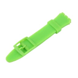Watch strap accessories compatible for Swatch 17mm19mm colorful silicone rubber waterproof wristband bracelet for men and women