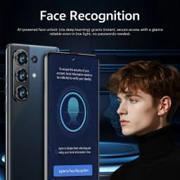 K-Touch C27 Ultra Mobile Phones 5G Dual Card Dual Standby Smartphone 7.3 HD Android 15 Cell Phone 8000mAh Face Unlock 16+48MP Camera Global Version Cellphones For Men Women