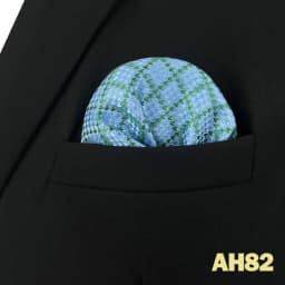 Pocket Square Handkerchief for Men Polka Dot Dots Plaid Check Checkered Suit Pocket Towel Hanky Mens Gift Wedding Business Party