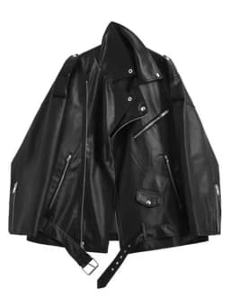 American Style Hot Girl Black PU Leather Jacket Women's 2026 Spring Autumn New Korean Version High-End Feelings Motorcycle Ca...