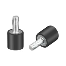 2Pcs M4 M6 M8 Rubber Shock Mounts Metal Anti Vibration Bobbin Isolator Damper Type VE Rubber Vibration Isolator for Water Pumps