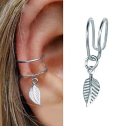 Fashion Zircon Double-layer Ear Cuff No Piercing Earring 2024 Trendy Punk Unique Metal Geometric Ear Clip for Women Jewelry