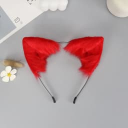 Animal Cute Plush Fox Cat Ears Gothic Headband Lolita Ears Headwear Furry Artificial Cosplay Christmas Hair Accessories