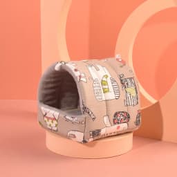 Cute Hamster Nest Small Animal Sleeping Bed Winter Warming Pad Ferret Hanging Cage Guinea Pig Hammock Pet Accessories