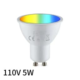 5W 7W 9W 220V 110V Tuya Smart WiFi GU10 LED Bulb Spotlight Alexa Lamp RGBCW Smart Life APP Control Works With Alexa Google Home