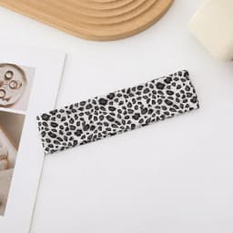 New High Elasticity Leopard Print Headband Wide-brimmed Sweat Absorbing Sports Headband Breathable Yoga Headband Sports