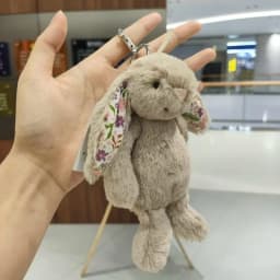 Plush Doll Series Cute Soft Rubber Key Chain Bag Pendant Plush Accessories Doll Car Pendant Holiday Gift. Plush Keychain