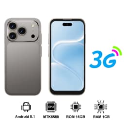 SERVO Unlocked Pocket Smartphone Android 8.1 3G WCDMA Dual SIM Face Unlock WiFi GPS 3.75" Screen Mini Mobile Phone Video Player