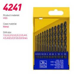 HUHAO M35 Cobalt Drill Bits Set With Metal Case Twist Drill Bit For Stainless Steel Wood Metal Drilling Electric Drill Tool