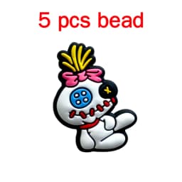 5pcs Silicone Pacifier Chain Cartoon Beads Baby DIY Care Nipple Chain Ornaments Parts