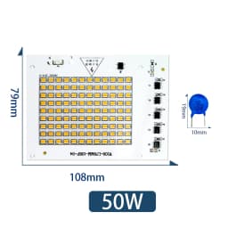 LED Chip Lamp Bead 10W 20W 30W 50W 100W LED 220V Smart IC No Need Driver DIY Flood Light Led Matrix Spotlight Outdoor Chip Lamp