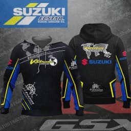 suzuki V-Strom 2026 New Racing Men's and Women's Motorcycle Enthusiasts Sports and Leisure Zipper Hoodie