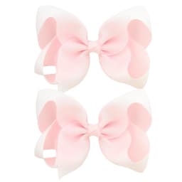 2PCS/Lot 4Inches Solid Colors Hair Bows With Hair Clips For Girls Gift Boutique Ribbon Bows DIY Hair Decor Kids Hair Accessories
