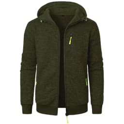 Men's Hoodies Spring Autumn Casual Solid Zip Up Hoodie Men Sweatshirts Long Sleeve Hooded Sweatshirt Zipper Cardigan Streetwear