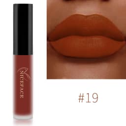 NICEFACE Matte Velvet Lip Glaze Waterproof Long Lasting Not Easy To Fade Lip Gloss Silky Smooth Sexy Lipstick Women Maquillage