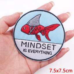 Animal Cat Possum Fox Patch Cartoon Embroidery Patch Iron On Patches For Clothing Thermoadhesive Patches On Clothes Sewing Badge