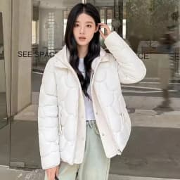 2025 New Fake Two-piece Hooded Winter Jacket Women Warm Parkas Long Sleeve Casual Cotton Padded Jacket Female Outwear