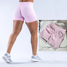 Quality Seamless Scrunch Push Up Gym Shorts Running Workout Shorts Female Yoga Leggings Women Hight Waist Sports Shorts