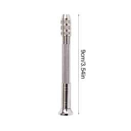 Pin Vise Hand Drill Set with 10Pcs Twist Drill Bits Manual Mini Hand Twist Drill for Resin Jewelry Making Wood Model Tool