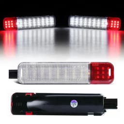 2X LED Door Panel Light Courtesy Lamp For Hummer H2 2003 2004 2005 2006 2007 2008 2009 Chevy Silverado 1500 2500 3500 Dually Bed