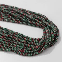 2X4MM Natural Abacus Stone Beads Blue Green Pink Flat Rondelle Beads for Jewelry Making Bracelets Necklace Accessories Wholesale