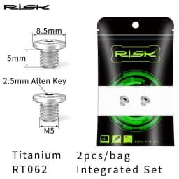 RISK Bicycle Titanium Alloy Screws Bike Cylinder Cap Screw Oil Disc Brake Lever Oil Injection Port XT XTR M615 M675 M785 M8000
