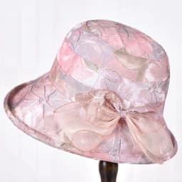Trendy Bow Design Women's Sun Hat UV Protection Breathable Beach Hat Lightweight Wide Brim Bucket Hat Summer Outdoor