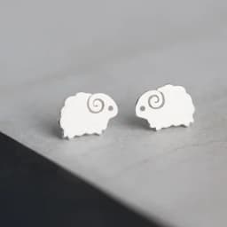 Silver Plated Creative Ear Hole Earrings for Women Prevent Korean Style Stud Earrings Allergy Earrings Fine Jewelry Accessories