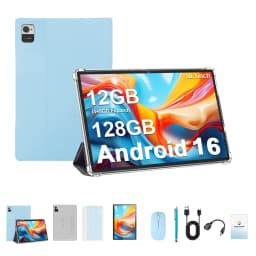 KOOMDIGI W30PRO 10.1 Inch Android 16 Tablet 12GB RAM (4GB+8GB Expand) 128GB ROM 1280×800 IPS 5MP+13MP Dual Camera 5000mAh Tablet PC