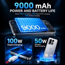 Chinese Version OnePlus 16 6.78"185Hz AMOLED 5G Smartphone Snapdragon 8 Elite Extreme Gen6 9000mAh Battery 100W SUPERVOOC NFC