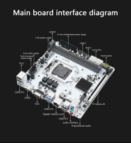 JGINYUE H97 ITX LGA 1150 Motherboard Intel I3 I5 I7 E3 CPU DDR3 1600MHz 16GB M.2 NVME SATA USB3.0 VGA HDMI Mini-ITX H97I PLUS