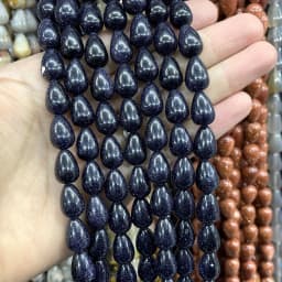 6 8 10MM Natural Stone Water Drop Turquoises Agates Quartz Jades Loose Spacer Beads For Jewelry Making DIY Bracelet Accessories