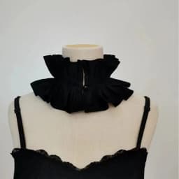 Elegant Lace Mesh Stand Collar Detachable Ruffle Neckwear Decorative Fake Collar Party High Collar Neck Scarf Costume Accessory