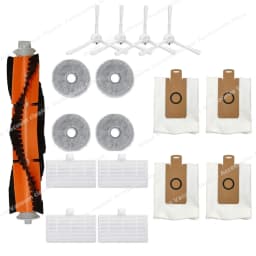 Compatible for Xiaomi Lydsto W2 / Kyvol Cybovac S60 / Blaupunkt Bluebot OMEGA / Inic IX10 Side Brush Hepa Filters Mop Parts