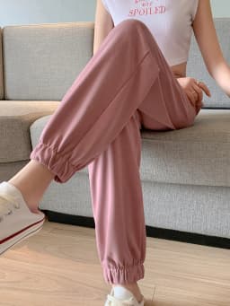 Summer Women's Pants Ice Silk Oversize Cargo Sweatpants Traf Harajuku Korean Fashion Y2k Streetwear Pants Aesthetic PELEDRESS
