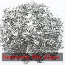 Randomly Mix 20/30/50pcs Metal Alloy Charms Pendants Beads For DIY Handmade Bracelets, Neacklaces, Earrings, DIY Jewelry Making