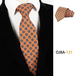 Fashion 8CM Mens Necktie Print Patterns Classic Neck Ties For Man Groom Handfeel Polyester Necktie Business Wedding Accessories