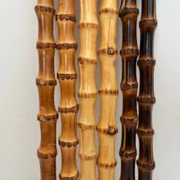 One Pair Handmade Nature Bamboo Purse Bag Handle Straight Long 33cm Handbag Bag Parts for DIY Handmade Craft Material