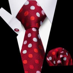 Men Business Tie Set Classic Plaid Dot Necktie Cufflinks Stripe Handkerchief For Wedding High Quality Formal Gravata Accessories
