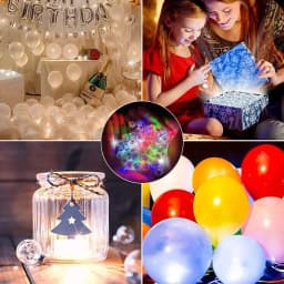 50PCS LED Balloon Lights Tiny Ball Lights for Balloon Mini Round Led Ball Lamp for Bar Lantern Christmas Wedding Party Decor