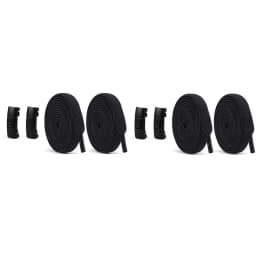 No Tie Shoe Laces Press Lock Shoelaces Without Ties Elastic Laces Locking Without Detachment 8mm Widened Flat Shoelace for Shoes