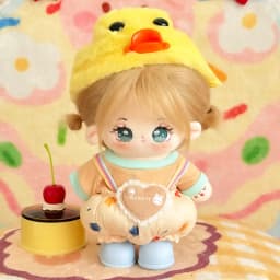 Cute 20cm Idol Doll With Clothes Kawaii Plush Cotton Dolls Stuffed Toy DIY Birthday Gift