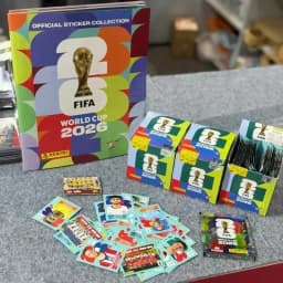 Panini 2026 FIFA World Cup Soft Cover Book Stickers International Version Rare Collection Football Sports Fan Hobby Souvenir